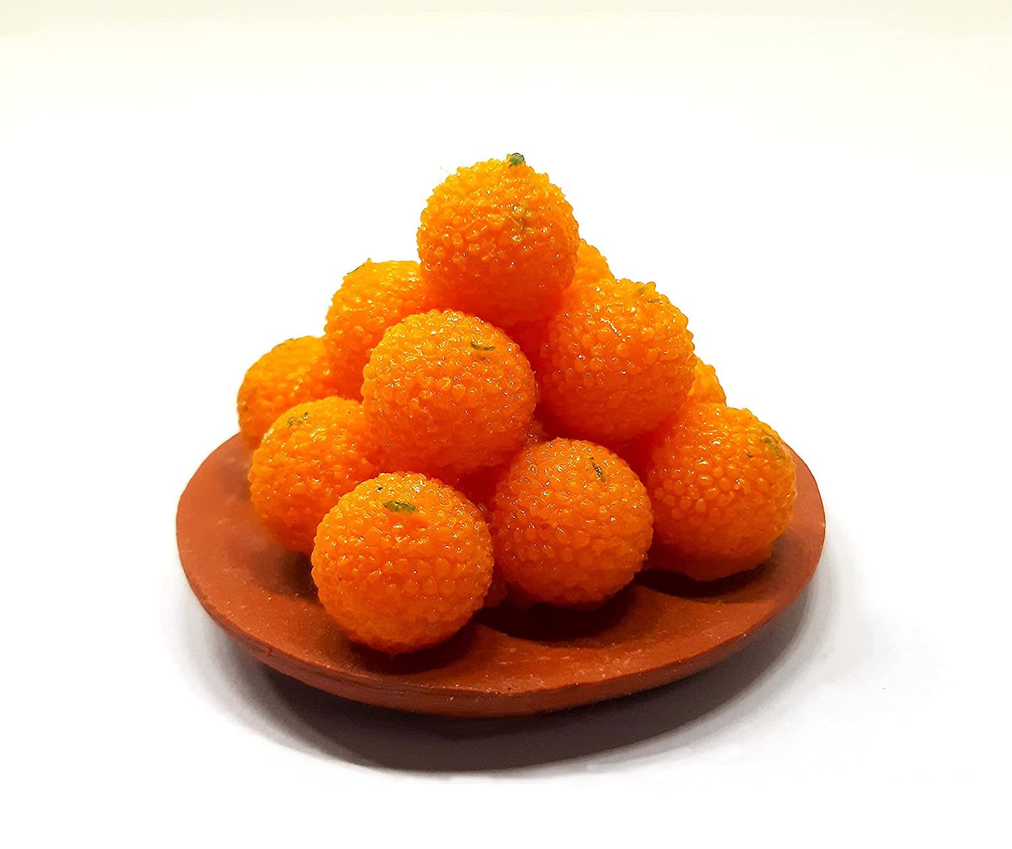 Motichoor Ke Ladoo 3D Fridge Magnet | Miniature Food | Souvenir Gift | Made of Ceramic | Hand Painted | Made in India | Miniatures | Delicious Indian Foods |