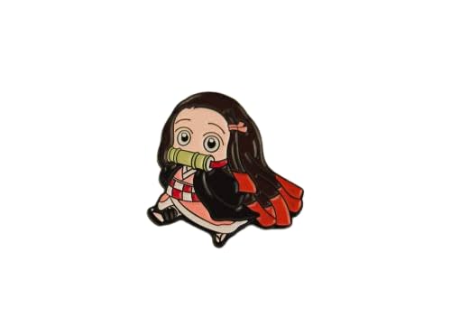 Nezuko Kamado Demon Slayer Enamel Pin Badge | Zinc Alloy Brooch |