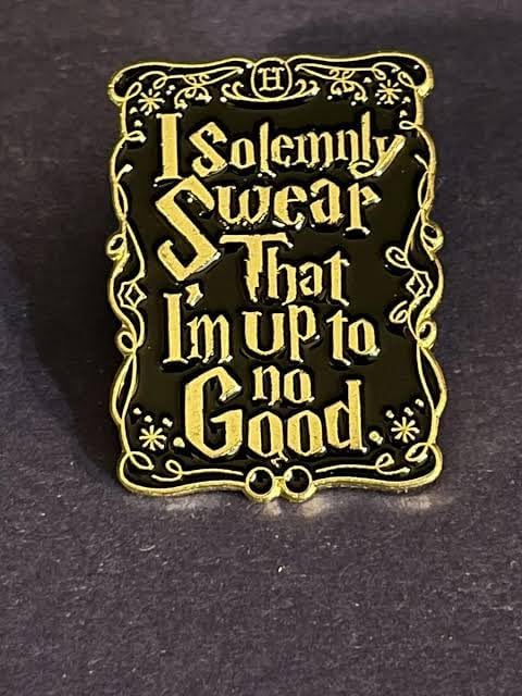 Harry Potter I Solemnly Swear A Lot Enamel Pin Badge | Zinc Alloy Brooch |