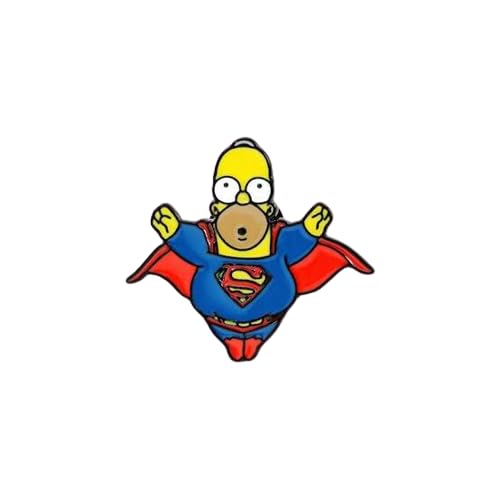 Homer Simpson Enamel Pin Badge | Zinc Alloy Brooch |