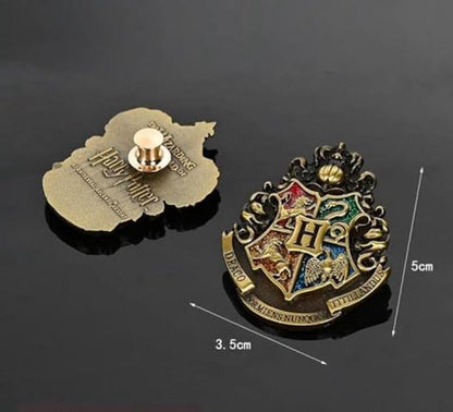 Harry Potter Hogwarts Enamel Pin Badge | Zinc Alloy Brooch |