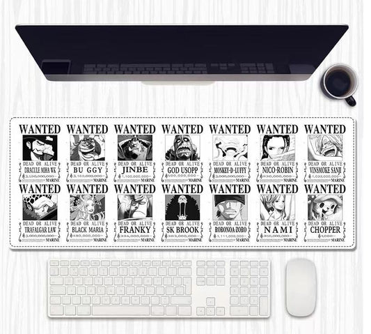 One Piece Desk Mat Gaming Art Mouse Pad | Computer Table Mat | 80 cm | Anime Wanted B