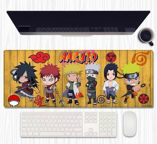 Naruto Desk Mat Gaming Art Mouse Pad | Computer Table Mat | 80 cm | Color C Anime