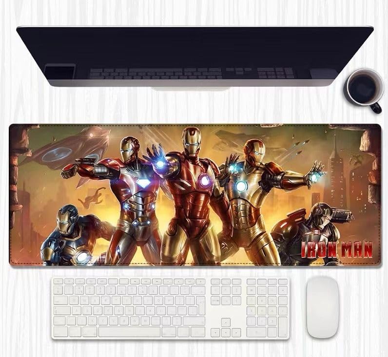 Iron Man Desk Mat Gaming Art Mouse Pad | Computer Table Mat | 80 cm