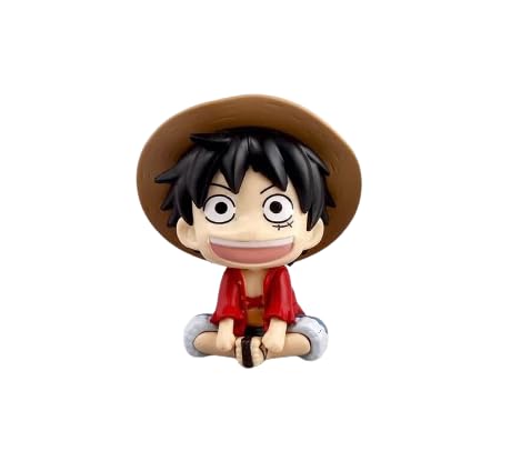 One Piece Luffy Figures 1 pcs Figure Set |Cake Topper/Toy for Car Dashboard, Study Table Office Desk Collectible | 10.5 cm