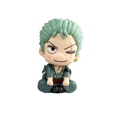 One Piece Luffy and Zoro Figures 1 pcs Figure Se | Cake Topper/Toy for Car Dashboard, Study Table Office Desk Collectible | 10.5 cm