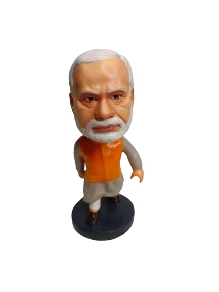 Modi Ji Polyresin Bobble Head | 12 Cm | Made In India ; Hand Painted | The Most Loved Politician in the World ; Indian PM |