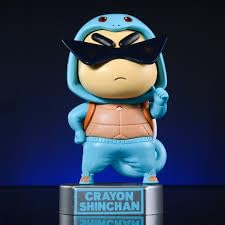 Shinchan Action Figure Big Size Toy Height -14 CM Figurine Collectible (Blue) Limited Edition Collectible Toy