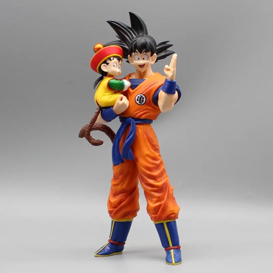 Dragon Ball Z Goku Gohan Figure Goku Son Gohan Father Holding His Son Action Figures 30 cm| 1 pc