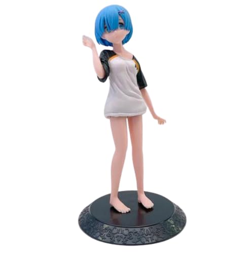 Rem T Shirt Action Figure | Anime Doll | 1 Action Figurine | Manga Action Figure Collection| 15 CM| No Original Box Packing