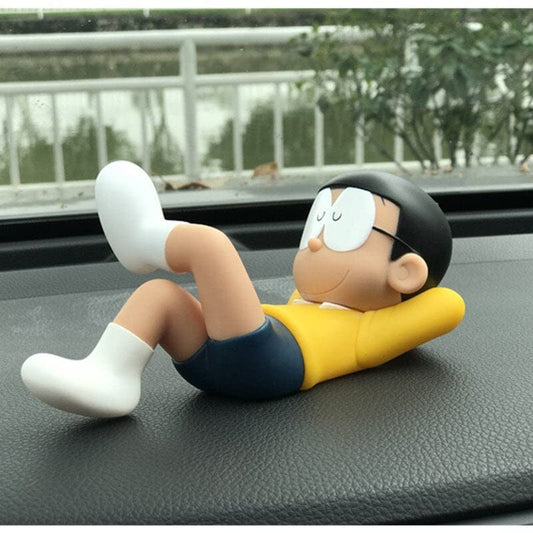 Cute Kid Nobita Relaxing Figure | Nobita Figure | Collectible| No Box | Doraemon Lover | 18 cm | Anime | Lying Pose