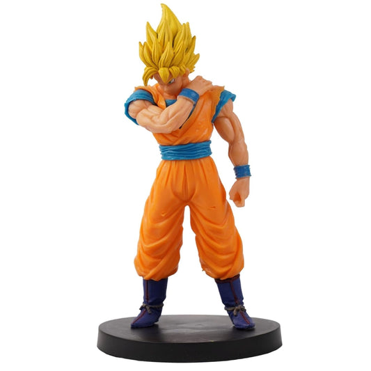 Dragon Ball Z Goku Super Saiyan Action Figure | Lightweight, Attractive, Durable Action Figures/Action Figures for Home Decors, Office Desk and Study Table | 19 CM