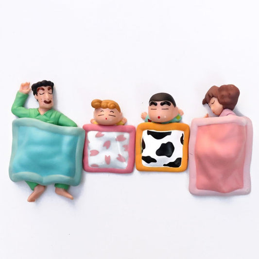 shinchan Miniature Action Figure- Size- 4-8 CM Sin chan Himawari Family Collection Limited Edition Collectible Toy