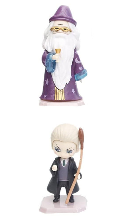 Harry Potter Action Figure Home Decors, Office Desk and Study Table (Pack of 6) Approx 10 cm