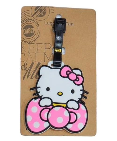 Kitty Luggage Tag | Luggage Bag Tag for Baggage, Suitcases| Luggage Tag Size Approx 13 Cm