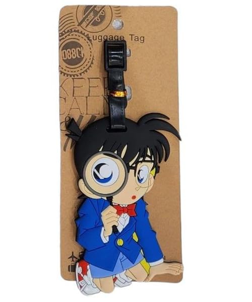 Detective Conan Luggage Tag | Luggage Bag Tag for Baggage, Suitcases| Luggage Tag Size Approx 13 Cm