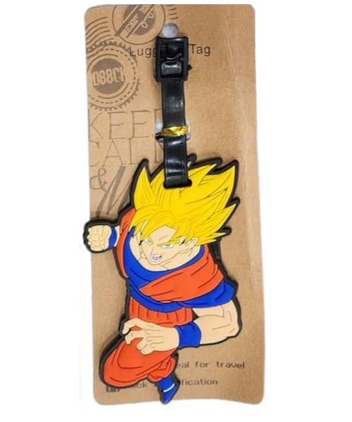 Dragon Ball Z Luggage Tag | Luggage Bag Tag for Baggage, Suitcases| Luggage Tag Size Approx 13 Cm | Style A | Anime