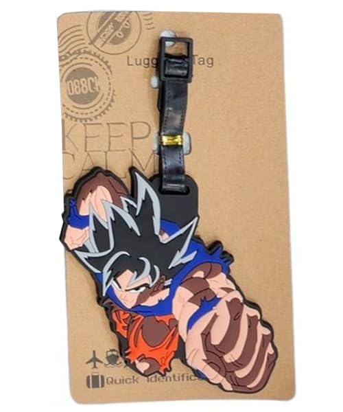 Dragon Ball Z Luggage Tag | Luggage Bag Tag for Baggage, Suitcases| Luggage Tag Size Approx 13 Cm | Style C