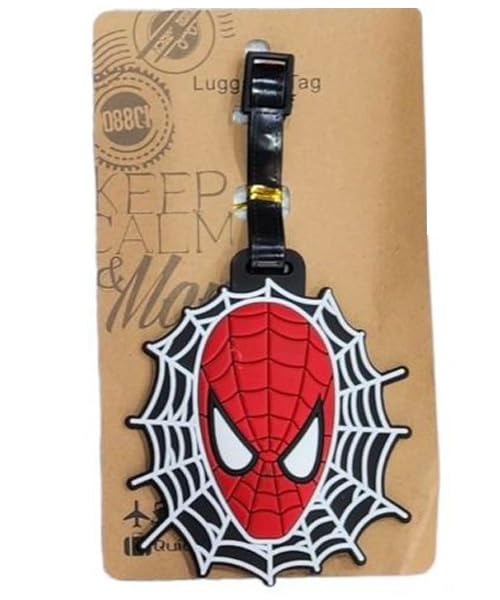 Spiderman Luggage Tag | Luggage Bag Tag for Baggage, Suitcases| Luggage Tag Size Approx 13 Cm | Style B