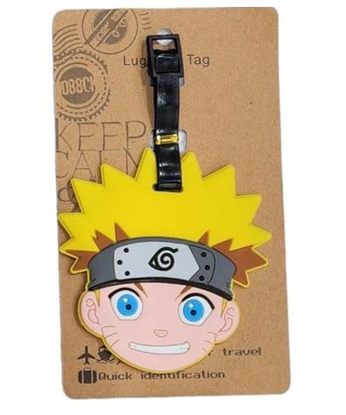 Naruto Luggage Tag | Luggage Bag Tag for Baggage, Suitcases| Luggage Tag Size Approx 13 Cm | Style A