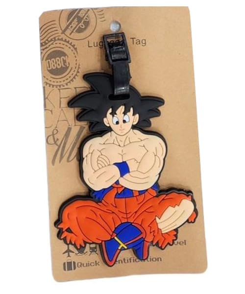 Dragon Ball Z Luggage Tag | Luggage Bag Tag for Baggage, Suitcases| Luggage Tag Size Approx 13 Cm | Style B Anime