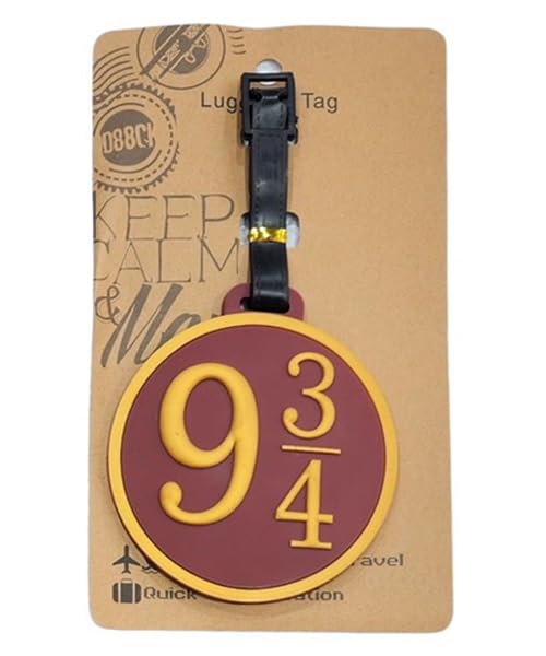 Harry Potter 9 3/4 Luggage Tag | Luggage Bag Tag for Baggage, Suitcases| Luggage Tag Size Approx 13 Cm