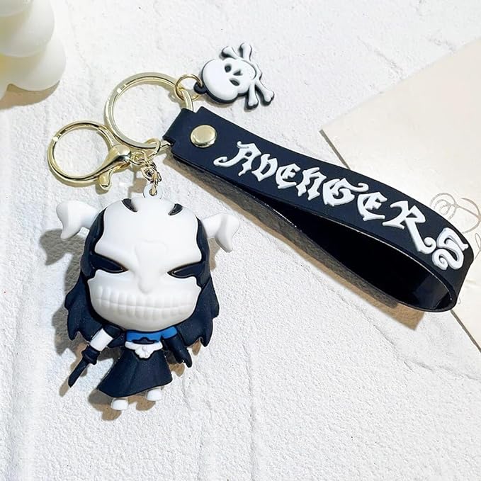 Bleach keychain with Loop and Hook Key Chain Bag Hanging Keyring | (Style B)