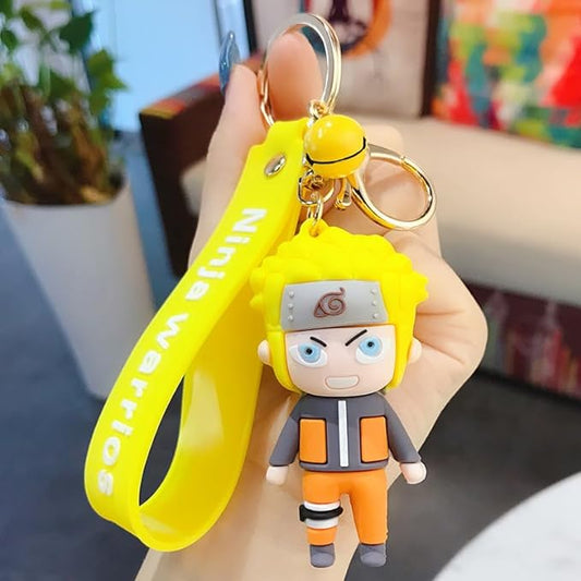 Naruto Keychain with Loop and Hook Key Chain Bag Hanging Keyring |Anime