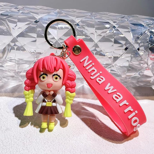 Demon Slayer Hashira keychain with Loop and Hook Key Chain Bag Hanging Keyring |