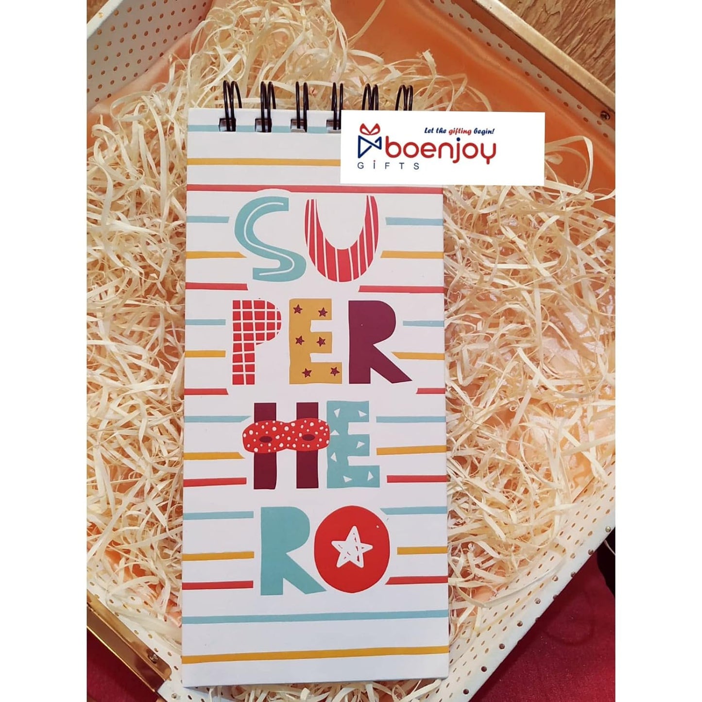 Superhero Things to Do Notepad | Memo Pad | To Do Organizer | Hardbound Wiro Pad | 250 Ruled Pages | 3.5 x 8 Inches |