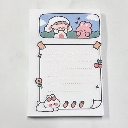 Na Na Girl Notepad and Sticky Notes Unique Mini Notes Memo Pads Diary| 80 Sheets| Size Approx 9 CM