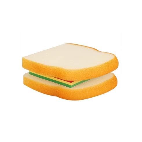 Sandwich Shaped Notepad and Sticky Notes Unique Mini Notes Memo Pads Diary| 100 Sheets| Size Approx 10X4 CM