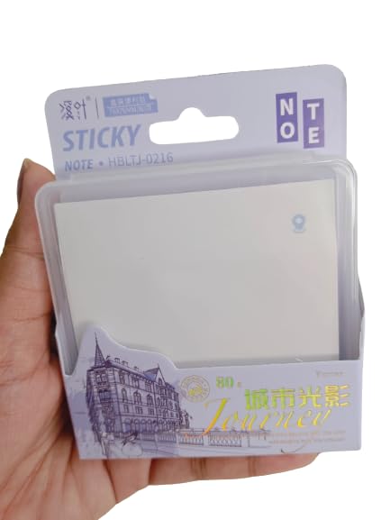 Victorian London Notepad and Sticky Notes Unique Mini Notes Memo Pads Diary| 80 Sheets| Size Approx 8 CM (Design C)