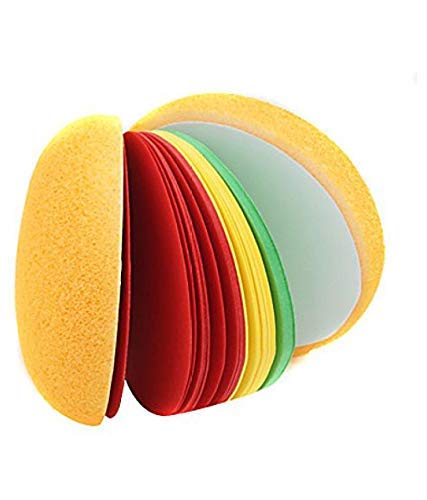 Burger Shaped Notepad and Sticky Notes | Mini Notes Memo Pads Diary| 100 Sheets| Size 11X5 CM