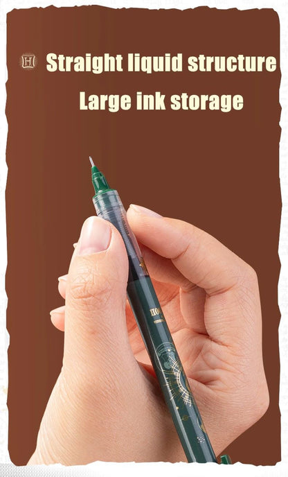 Harry Potter Houses Set Of 3 Liquid Black Ink Pilot Pen With Comfortable Grip | School & Office Stationery| 3 Houses