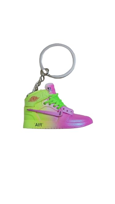 Air Sneakers Multi Yellow Keychain