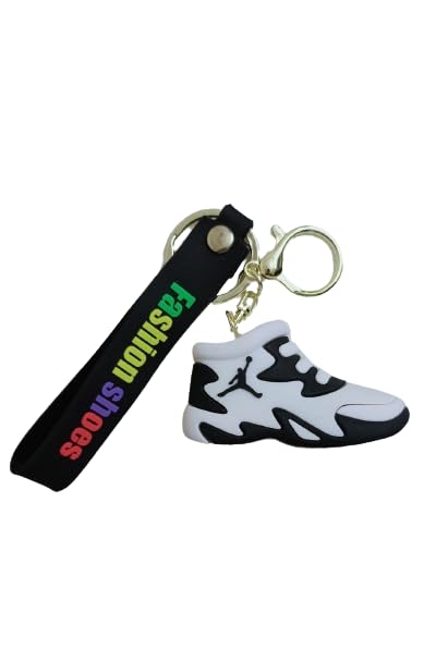 Fashion Shoes White Keychain