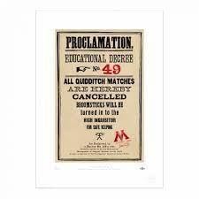 Educational Decree No-49 Kraft Paper Poster Size 42 X 29 Cm