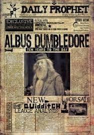 The Daily Dumbledore Kraft Paper Poster Size 42 X 29 Cm