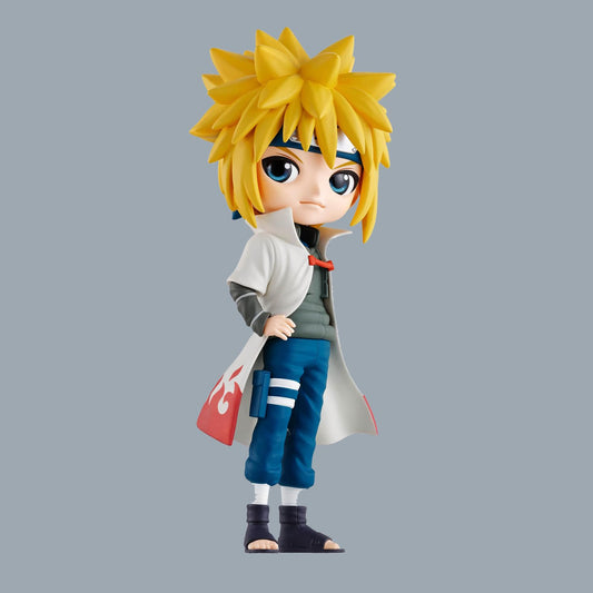 Naruto- Namikaze Minato Action Figure for Home Decors, Office Desk and Study Table | 15 cm | Q Posket