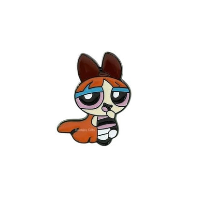 Powerpuff Girls Enamel Lapel Pin Badge - Costume Badge Cosplay Badge, Brooch for Backpack Badge for Fans Gift, 1 pcs (Style C)