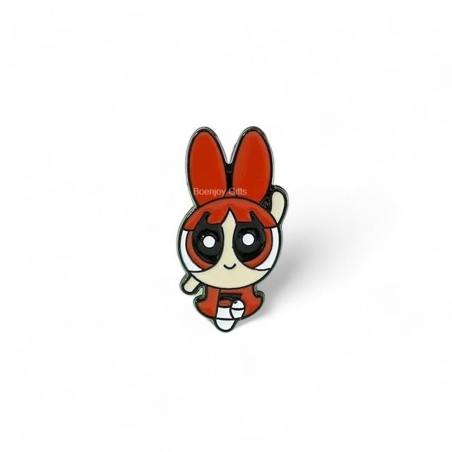 Powerpuff Girls Enamel Lapel Pin Badge - Costume Badge Cosplay Badge, Brooch for Backpack Badge for Fans Gift, 1 pcs (Style A)