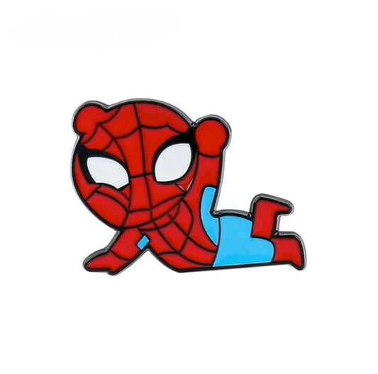 Spidey Enamel Lapel Pin Badge - Costume Badge Cosplay Badge, Brooch for Backpack Badge for Fans Gift, 1 pc | Style B