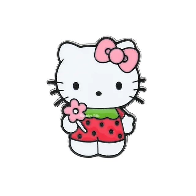 Hello Kitty Enamel Lapel Pin Badge - Costume Badge Cosplay Badge, Brooch for Backpack Badge for Fans Gift, 1 pcs | Style E