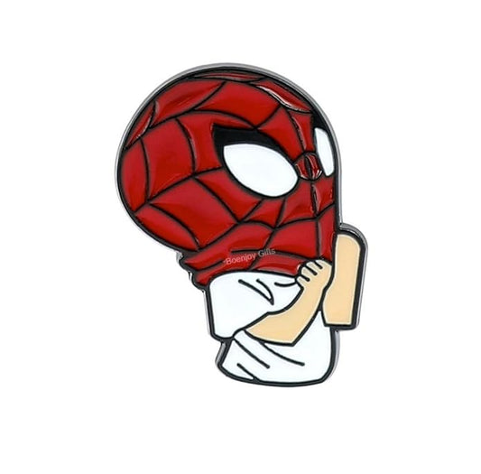 Spidey Enamel Lapel Pin Badge - Costume Badge Cosplay Badge, Brooch for Backpack Badge for Fans Gift, 1 pc | Style D