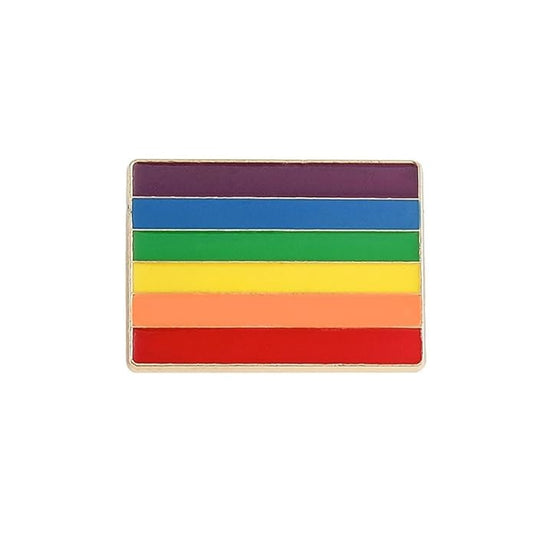 Rainbow Enamel Pin Badge - Costume Badge, Cosplay Badge, Brooch Pride Pin Collection, 1 pcs | Style A