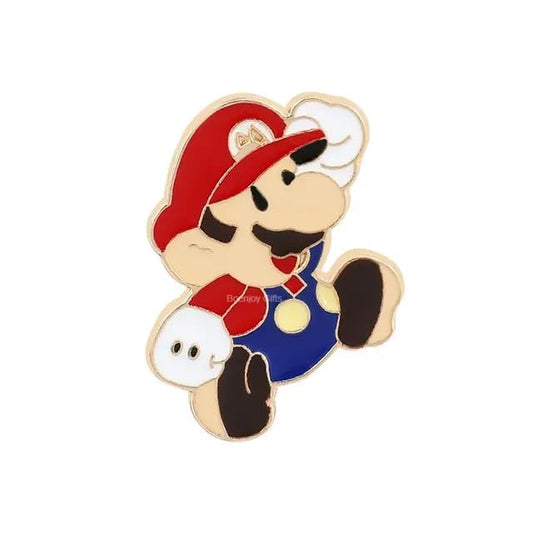 Super Mario Enamel Lapel Pin Badge - Costume Badge Cosplay Badge, Brooch for Backpack Badge for Fans Gift, 1 pcs (Style C)