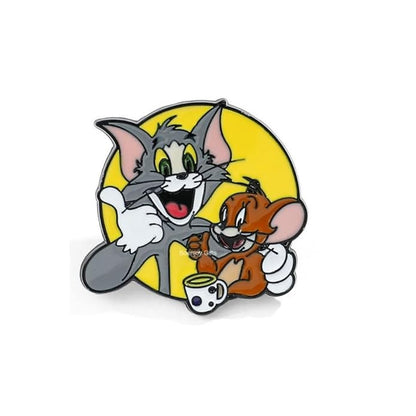 Tom and Jerry Enamel Lapel Pin Badge - Costume Badge Cosplay Badge, Brooch for Backpack Badge for Fans Gift, 1 pc | Style B