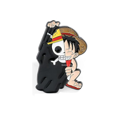 Anime One Piece Enamel Lapel Pin Badge - Costume Badge Cosplay Badge, Brooch for Backpack Badge for Fans Gift, 1 pcs | Luffy A