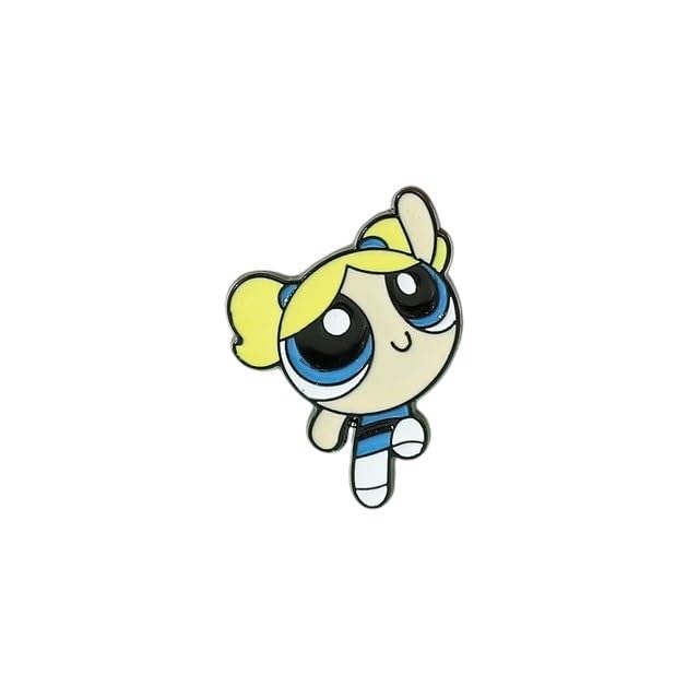 Powerpuff Girls Enamel Lapel Pin Badge - Costume Badge Cosplay Badge, Brooch for Backpack Badge for Fans Gift,  1 pcs (Style F)